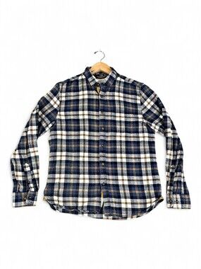 Denim & Flowers Men's M Plaid Flannel Button-Down Shirt